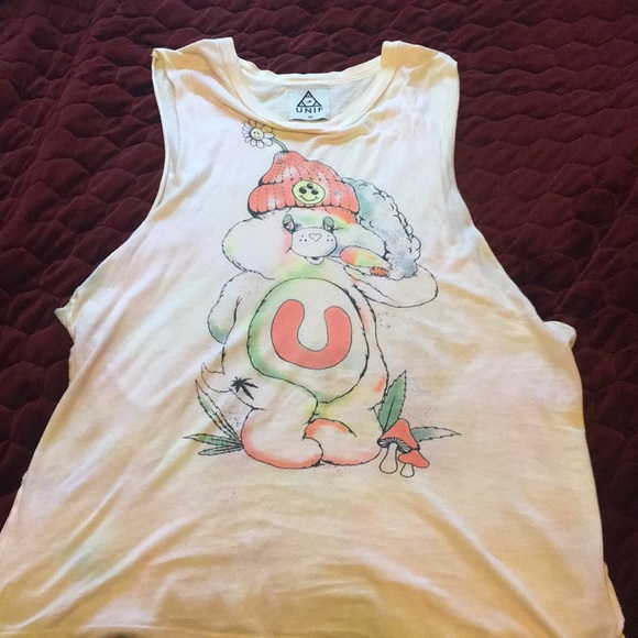 Unif don’t care bear tank - Picture 2 of 4